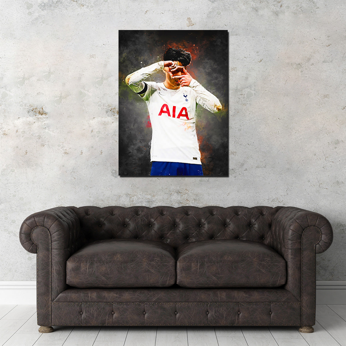 Son Heung-min - Premium Handmade Canvas Print