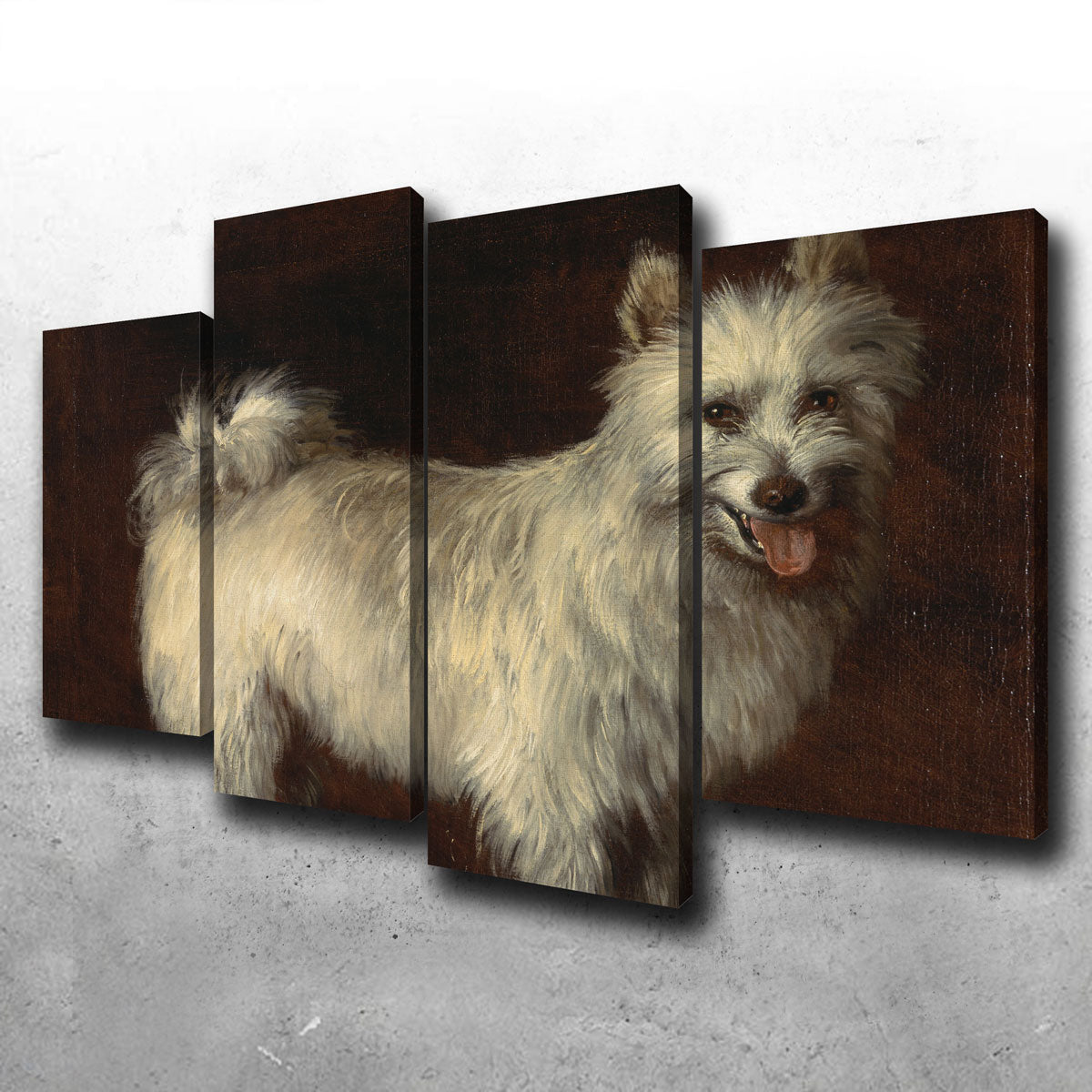 Charming Spitz Dog Wall Art by Thomas Gainsborough