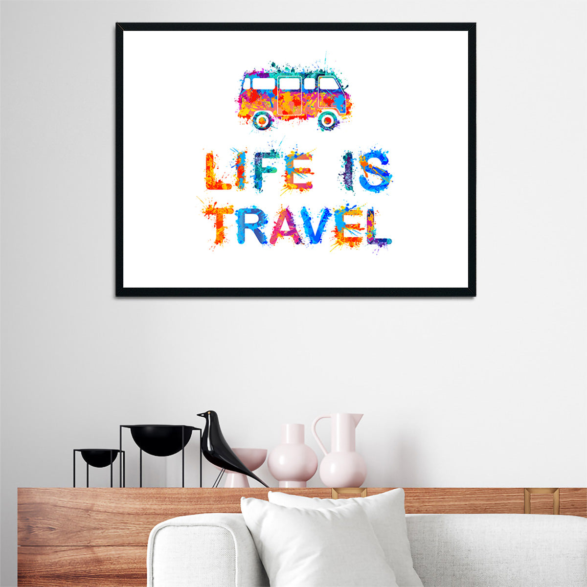 Exquisite Life is Travel Wall Art for Stunning Home Decor