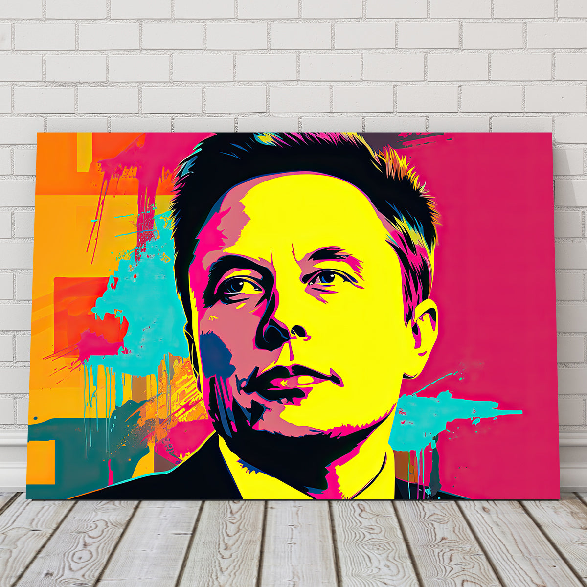 Unique Elon - Warhol Inspired Wall Art by Ralph & Laura Design