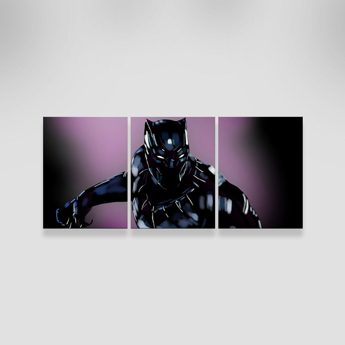 Stunning Purple Panther Wall Art by Andy Brackpool