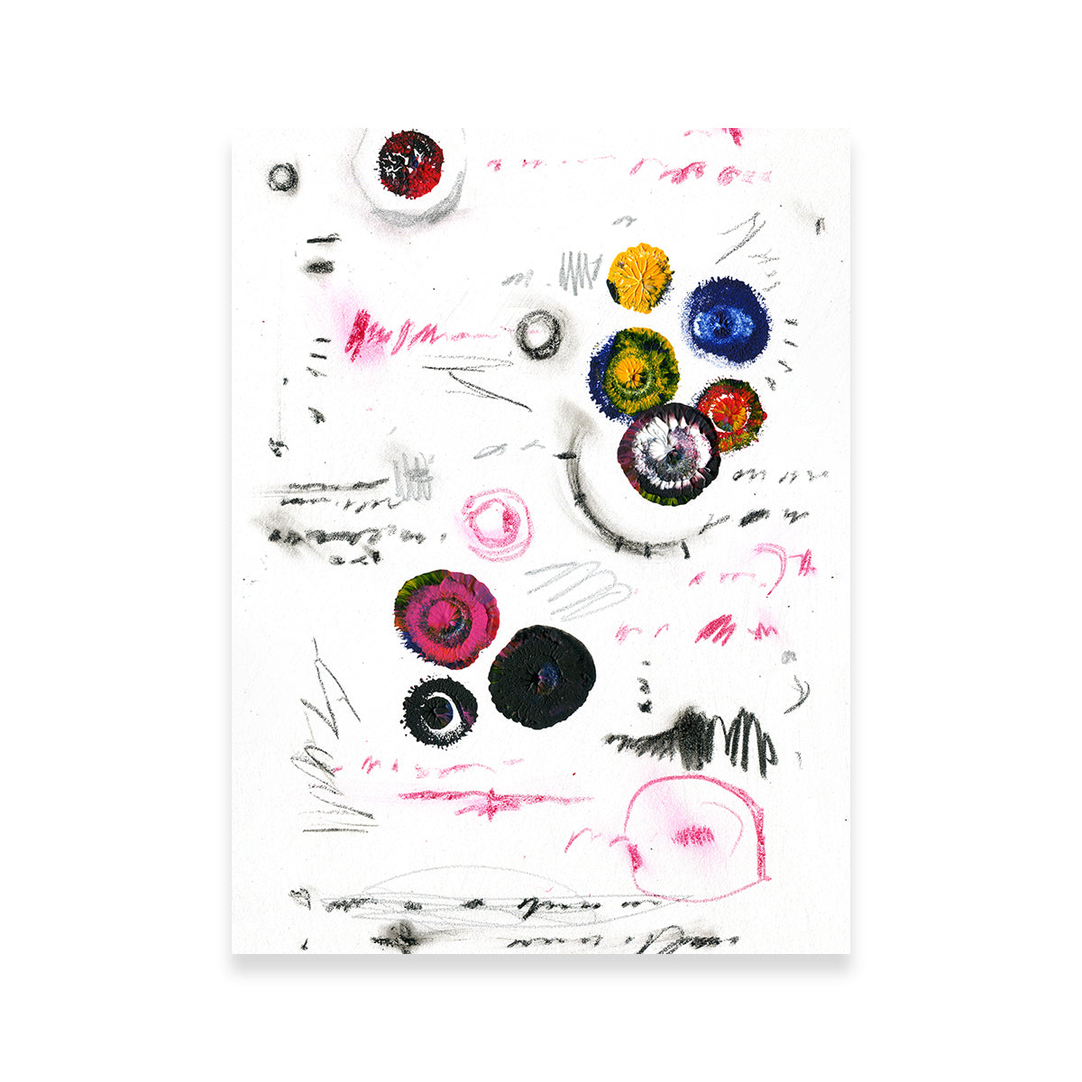 Stunning Circle Color Wall Art by Evgeny Vetrov