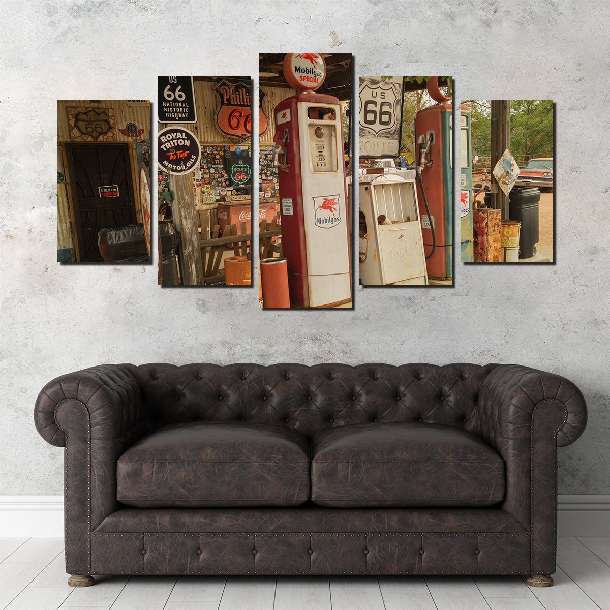 Authentic Route 66 in Arizona Canvas Prints