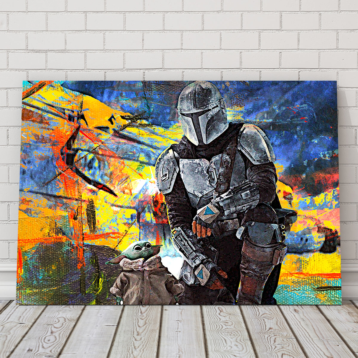 The Child from The Mandalorian High - Quality Wall Art