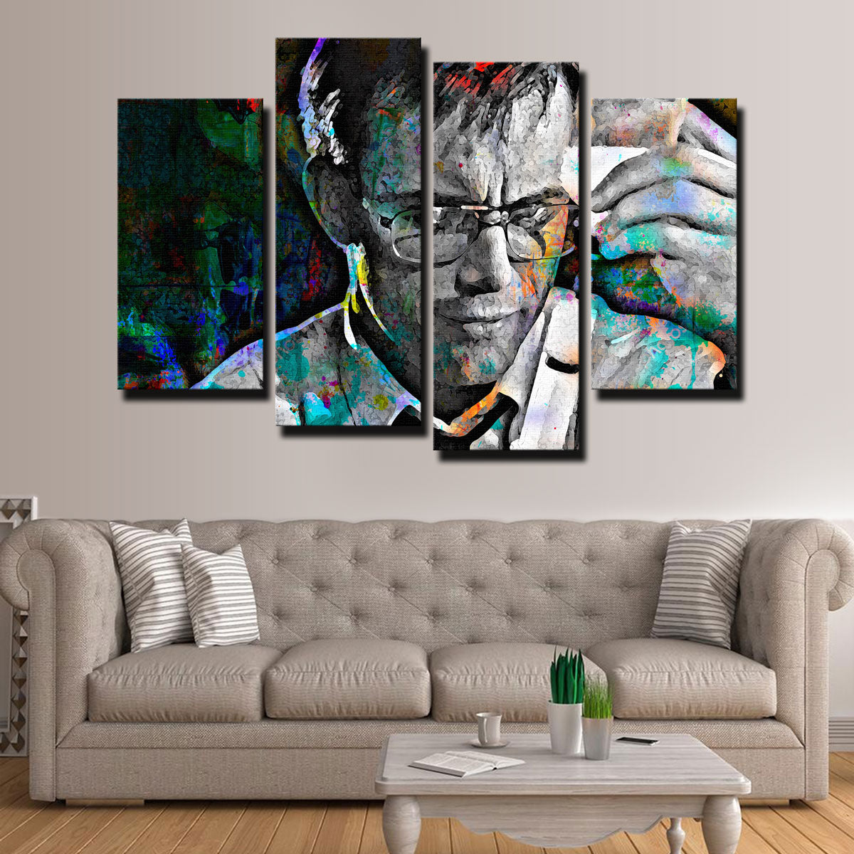 Re-Animator Wall Art - Stunning Sustainable Pine Wood Canvas