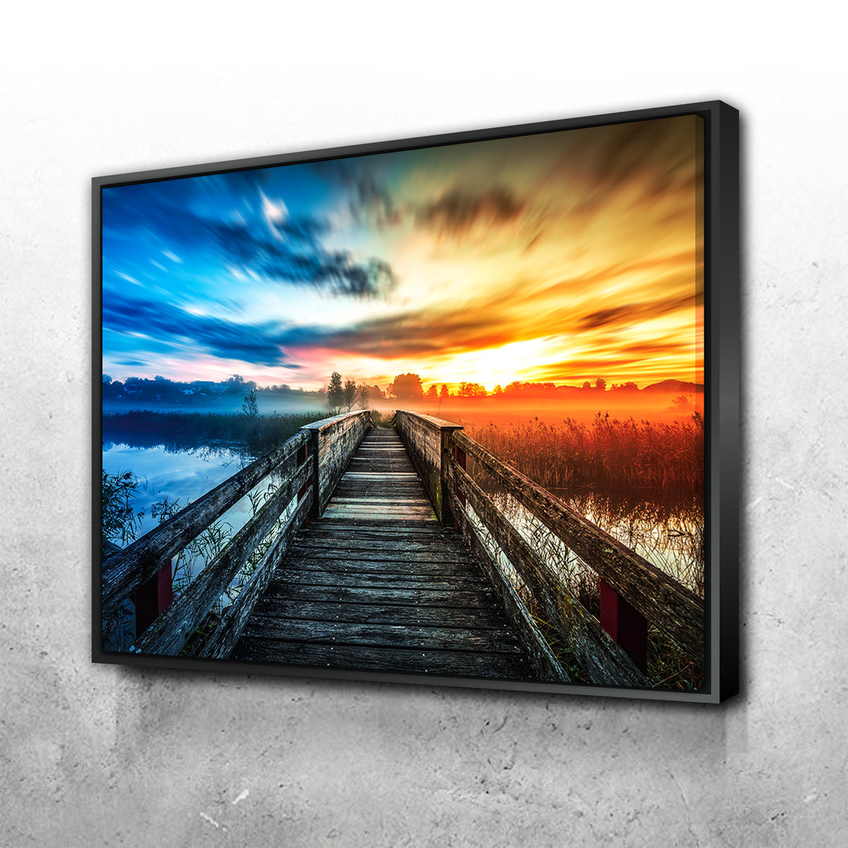 Exquisite Boardwalk Colors Wall Art by George Sorin