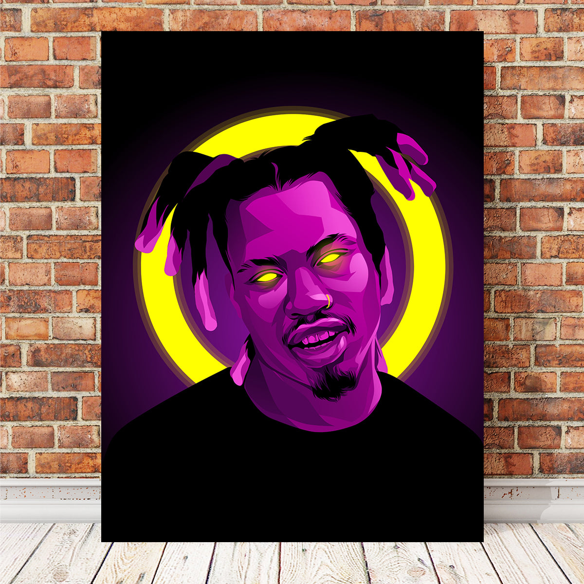 Unique Denzel Curry Wall Art by Tovu Yovi