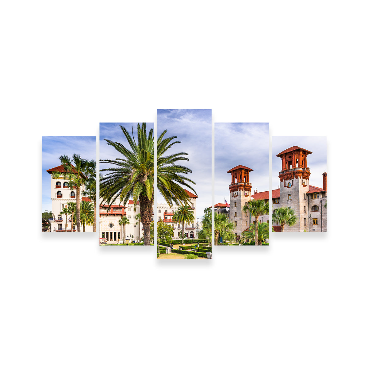 St. Augustine - Alcazar Courtyard Exquisite Wall Art for Home Decor