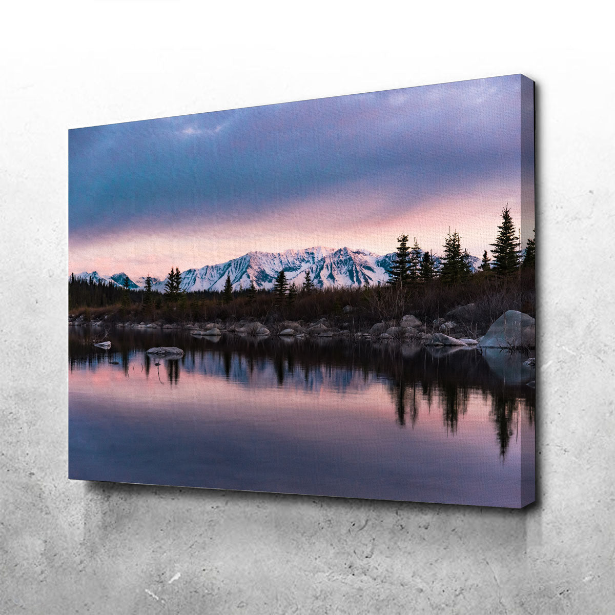 Stunning Purple Reflections Wall Art by Lucas Moore