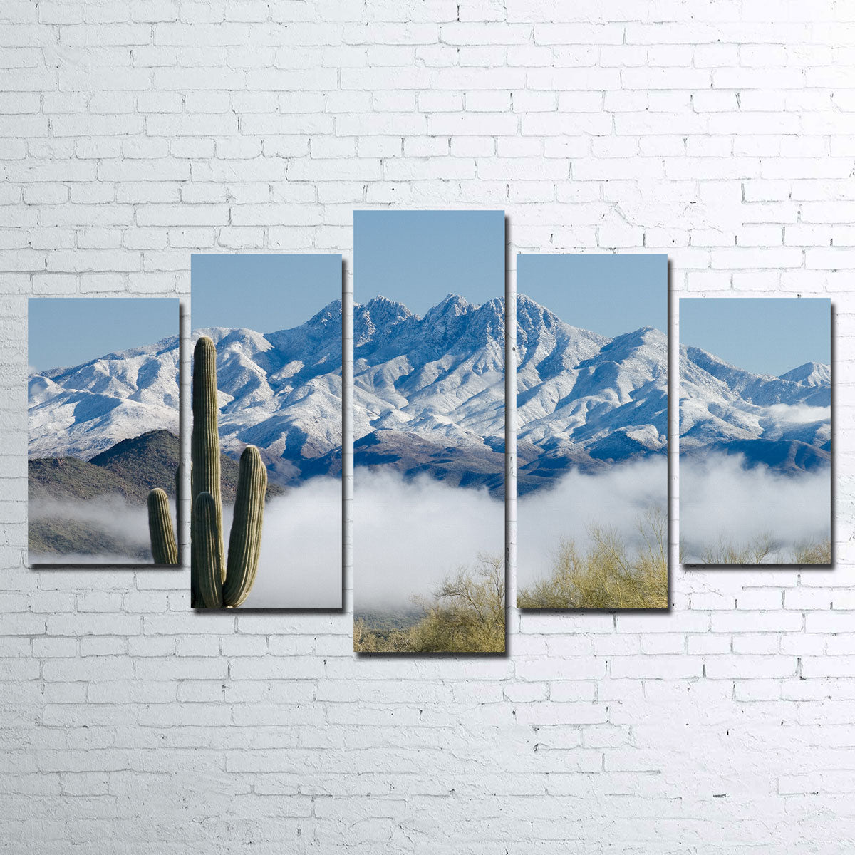 Stunning Saguaro and Four Peaks Wall Art for Your Home Decor