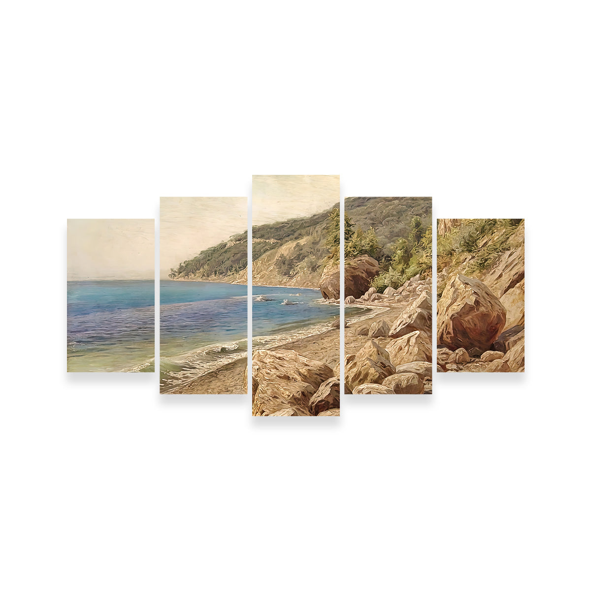 Exquisite Sandstone Beach Wall Art by Denise Dundon