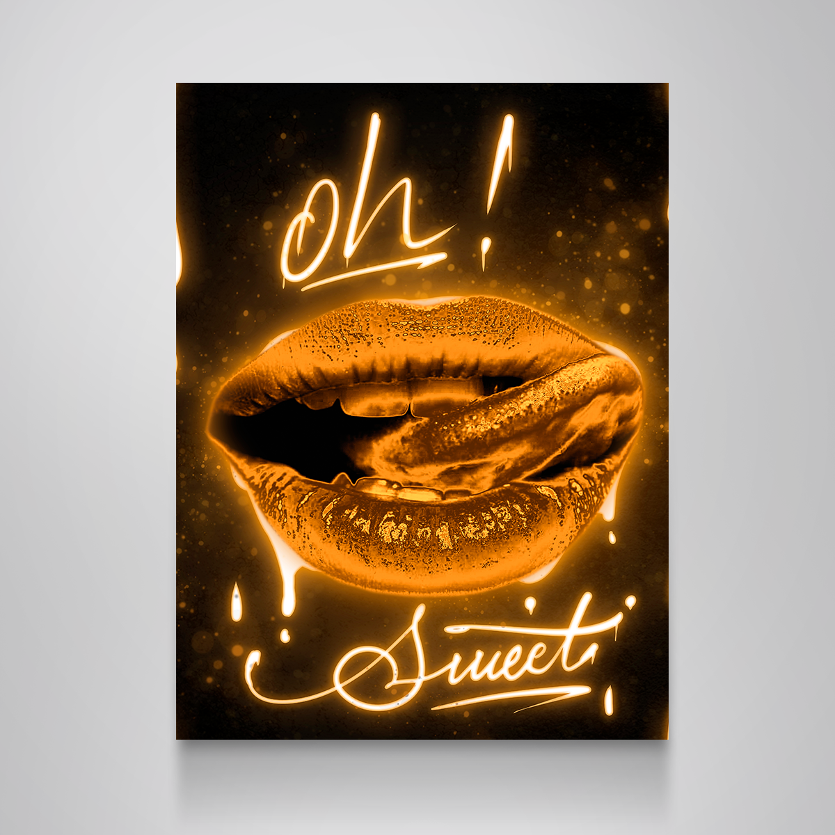 Stunning Lips Wall Art by Manuel Luces