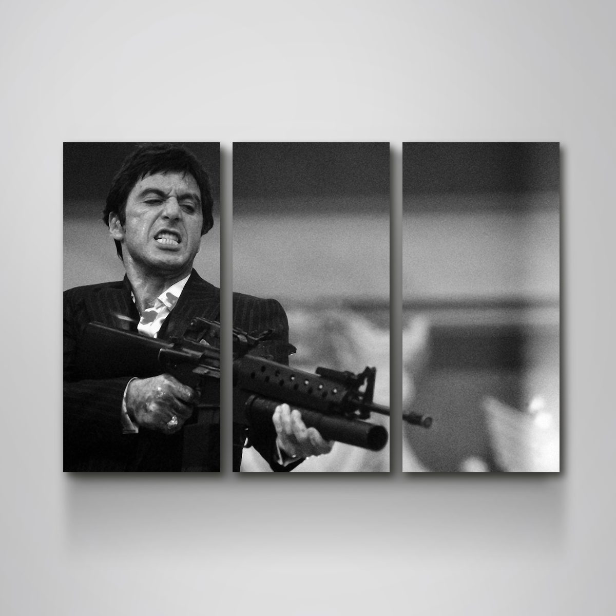 Stunning Scarface Black & White Wall Art for Home Decor
