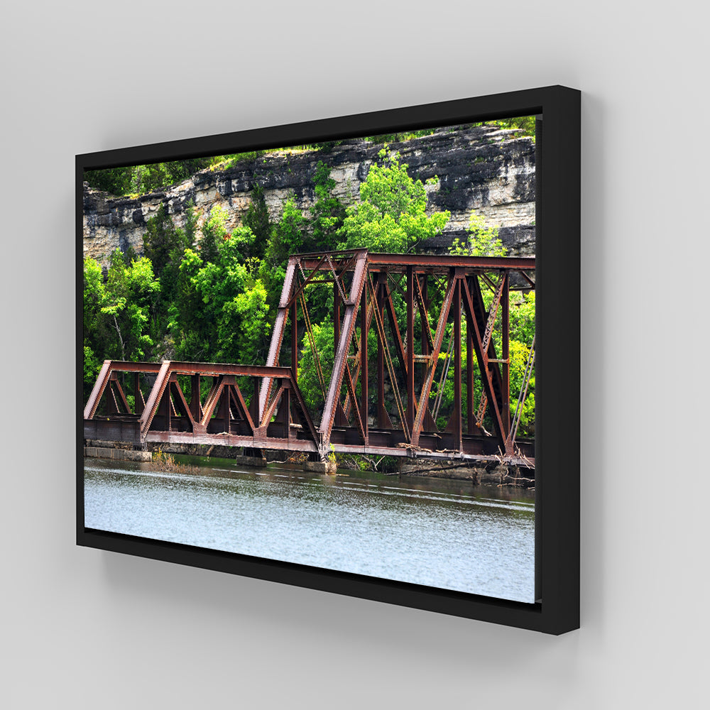 Gorgeous Ozarks Railway Bridge Wall Art for Stunning Home Decor