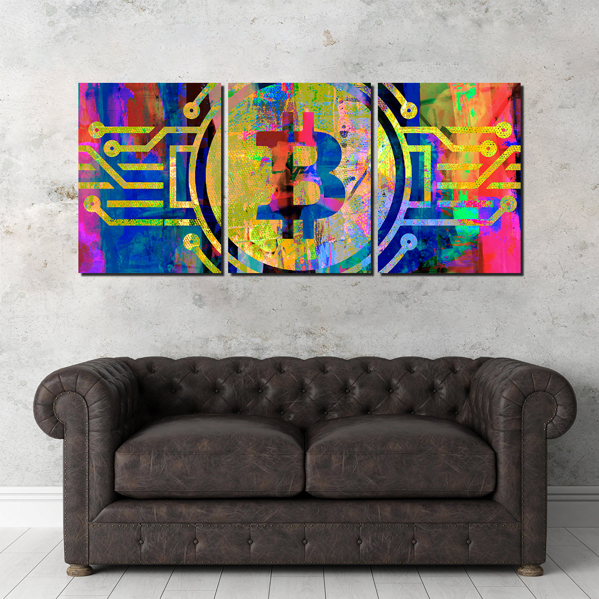 Unique Bitcoin Wall Art by Stephen Chambers