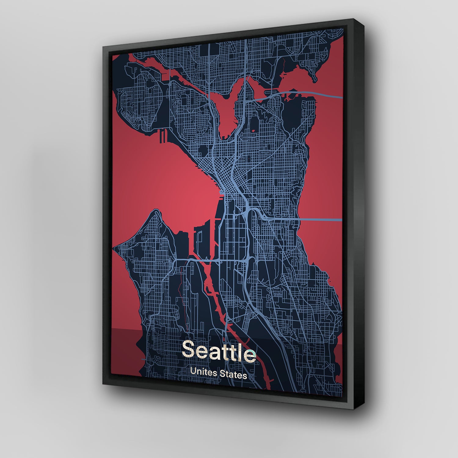 Exquisite Seattle Wall Art by Tovu Yovi