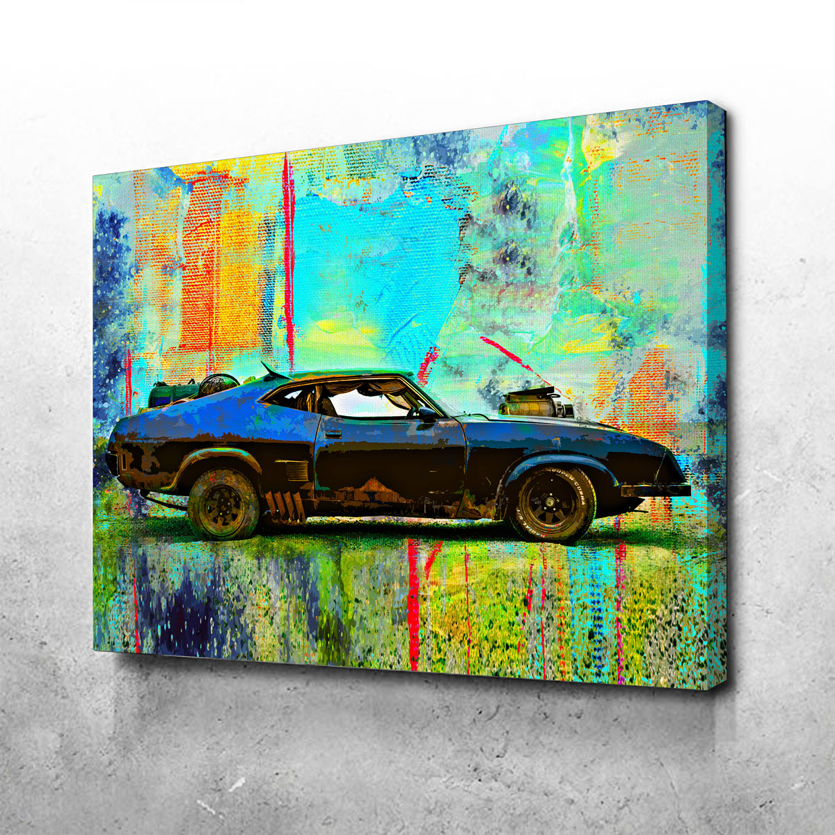 Unique Abstract Interceptor Wall Art for Home Decor