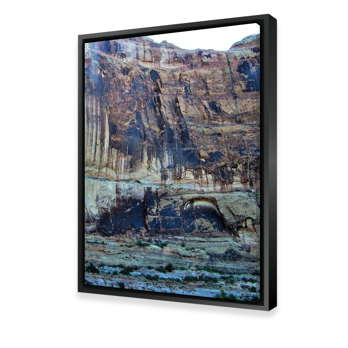 Stunning Rockwall Blue Wall Art by Patricia Jaggie