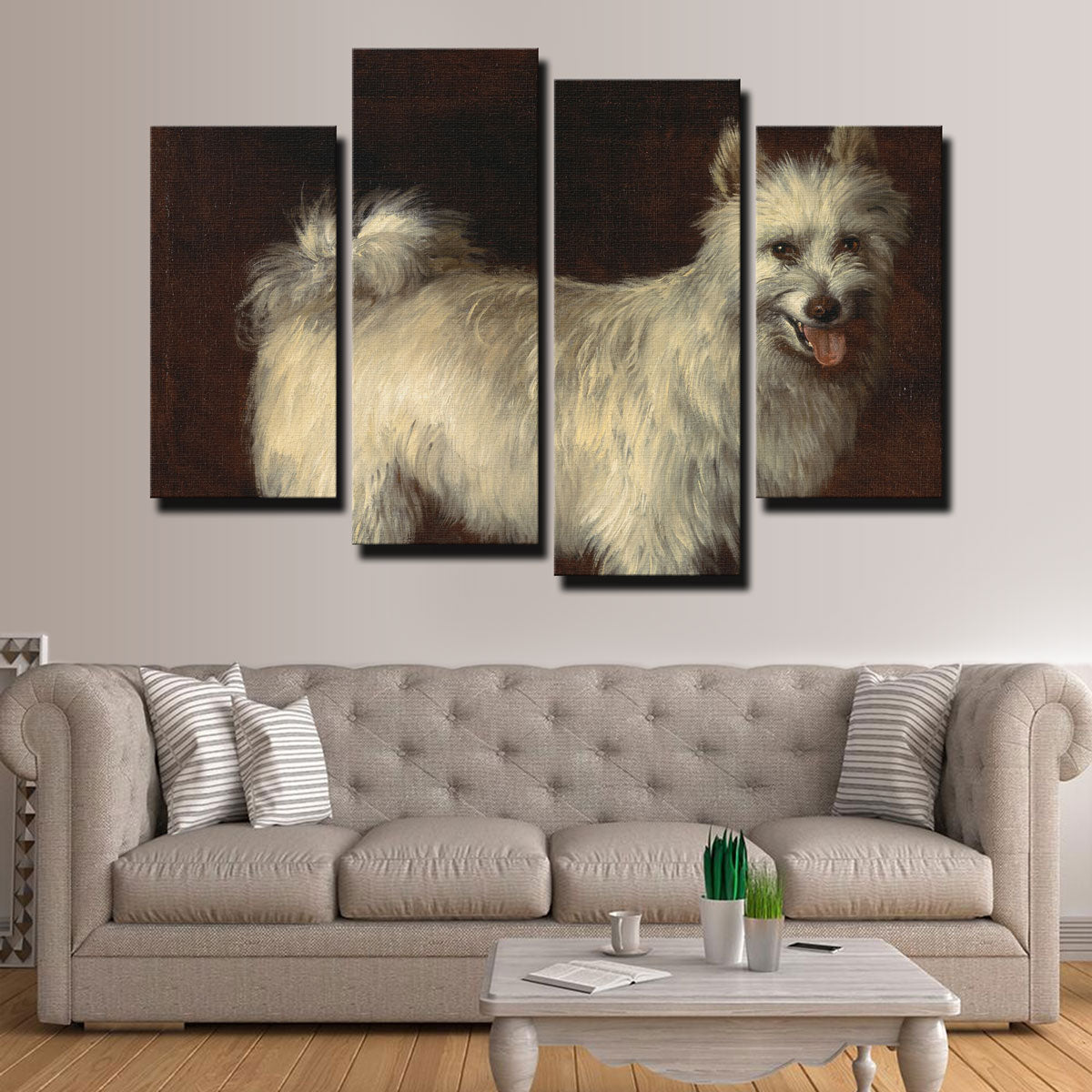 Charming Spitz Dog Wall Art by Thomas Gainsborough