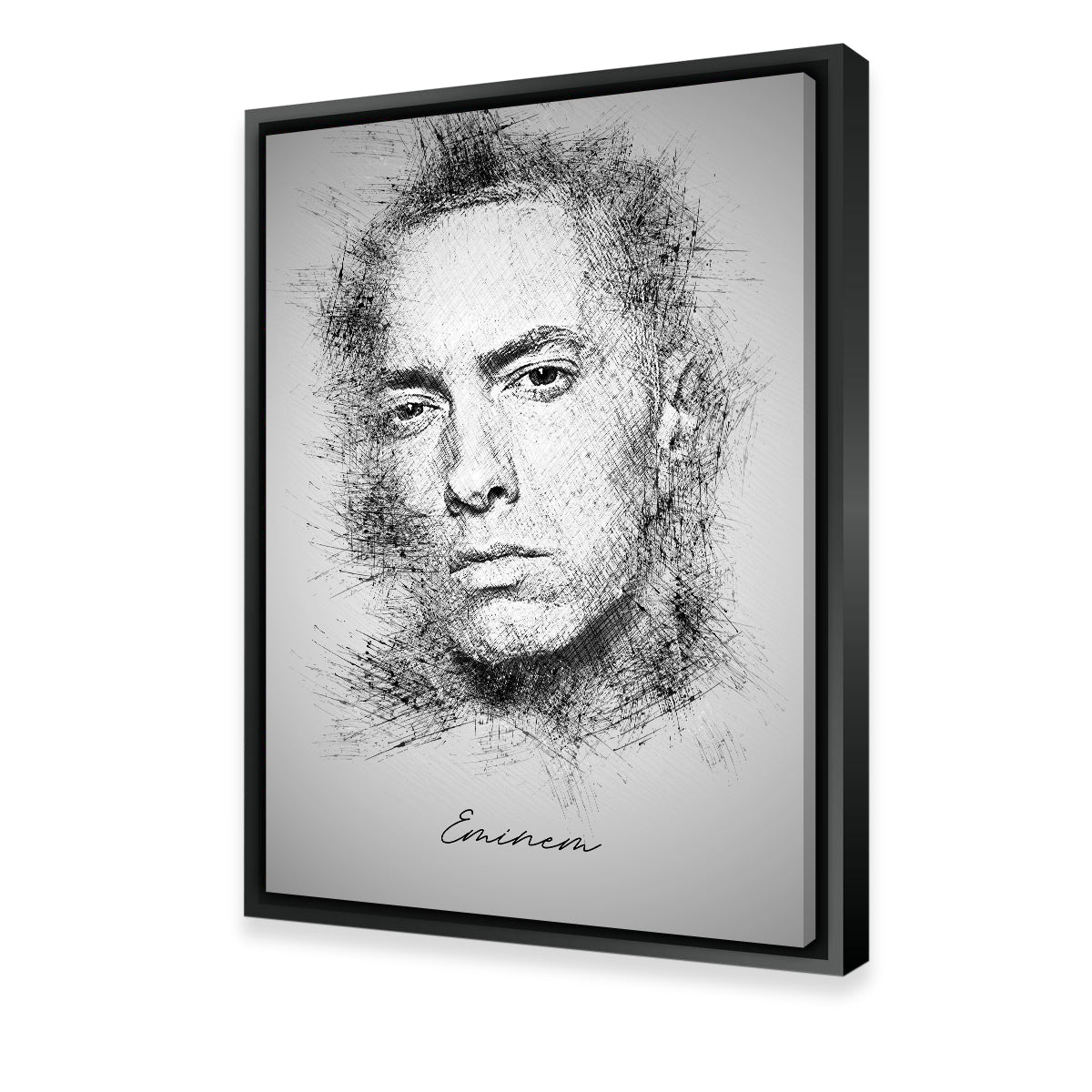 Unique Eminem Sketch Wall Art for Your Home Decor