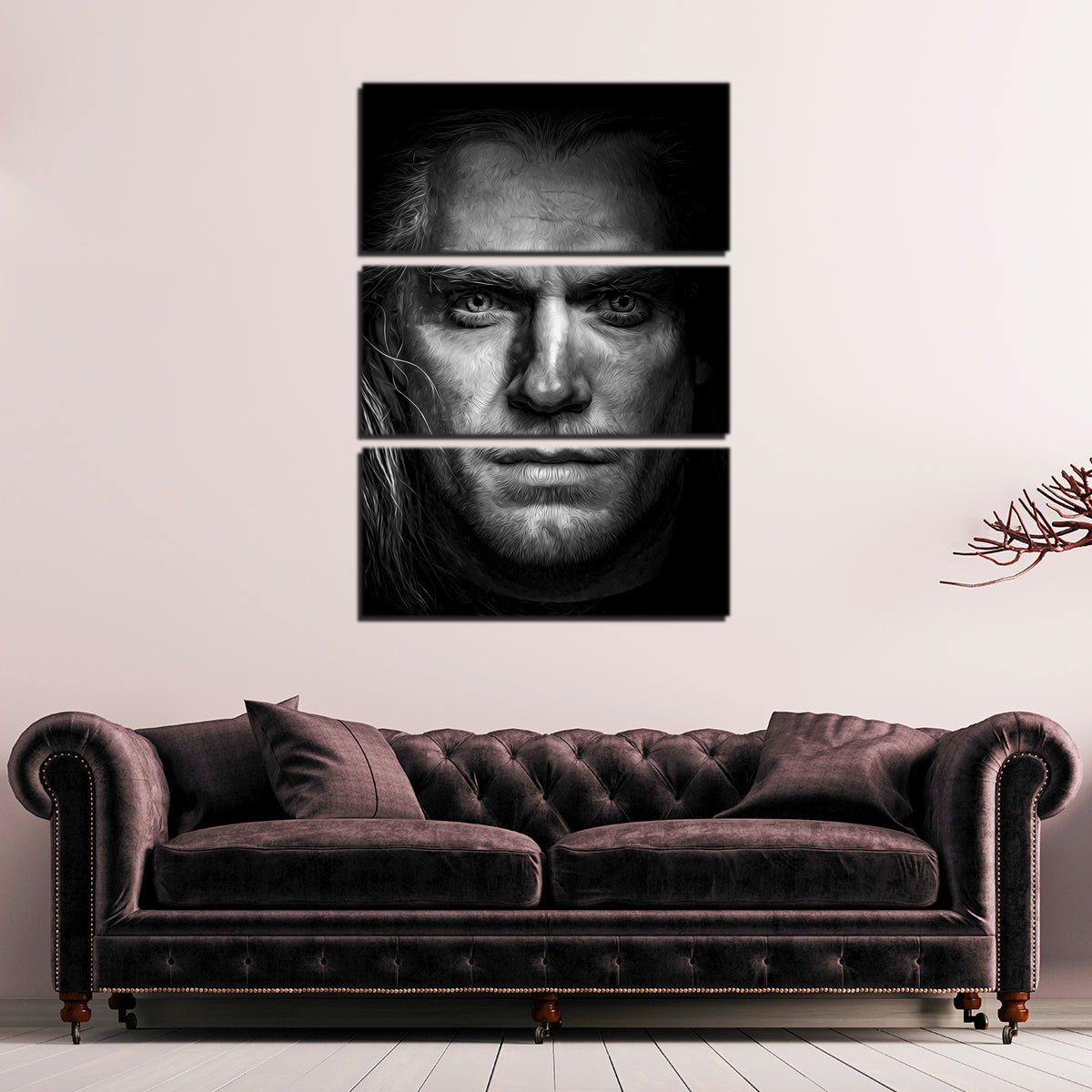 Stunning Portrait of The Witcher Wall Art for Your Home Decor