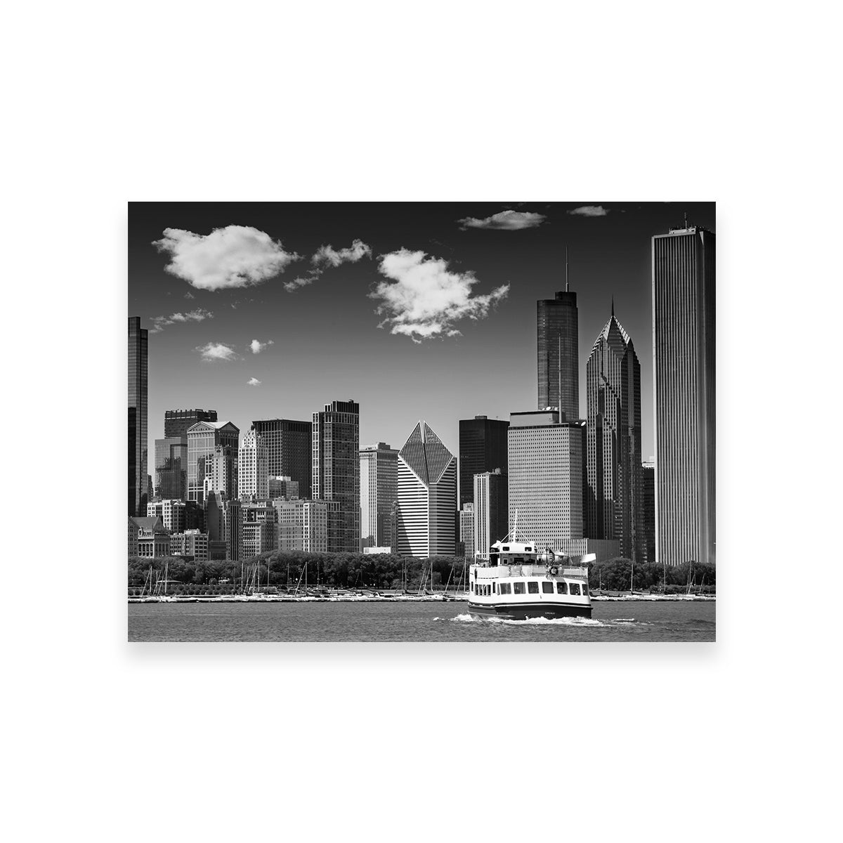 Stunning Chicago Skyline Wall Art by Melanie Viola