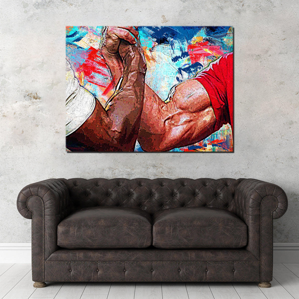 Stunning Dutch & Dillon Handshake Wall Art for Home Decor