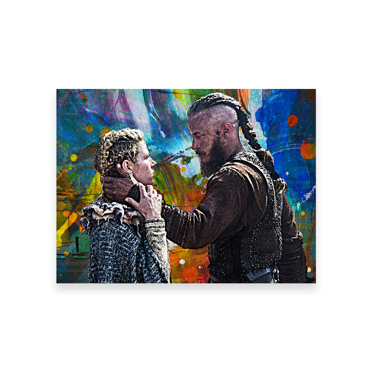 Stunning Ragnar & Lagertha Wall Art for Your Home Decor