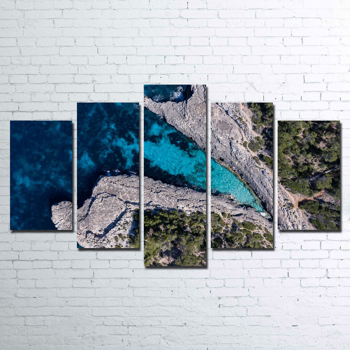 Stunning Blue and Green Wall Art by Karolis Janulis