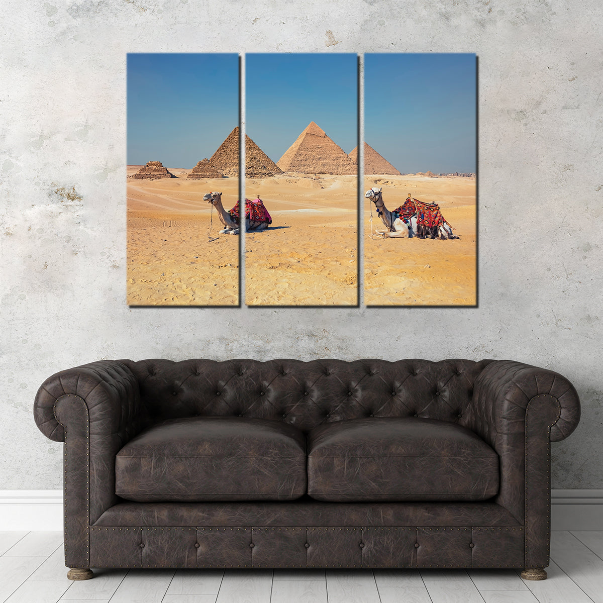 Giza Wall Art - Premium Handmade Canvas Artwork