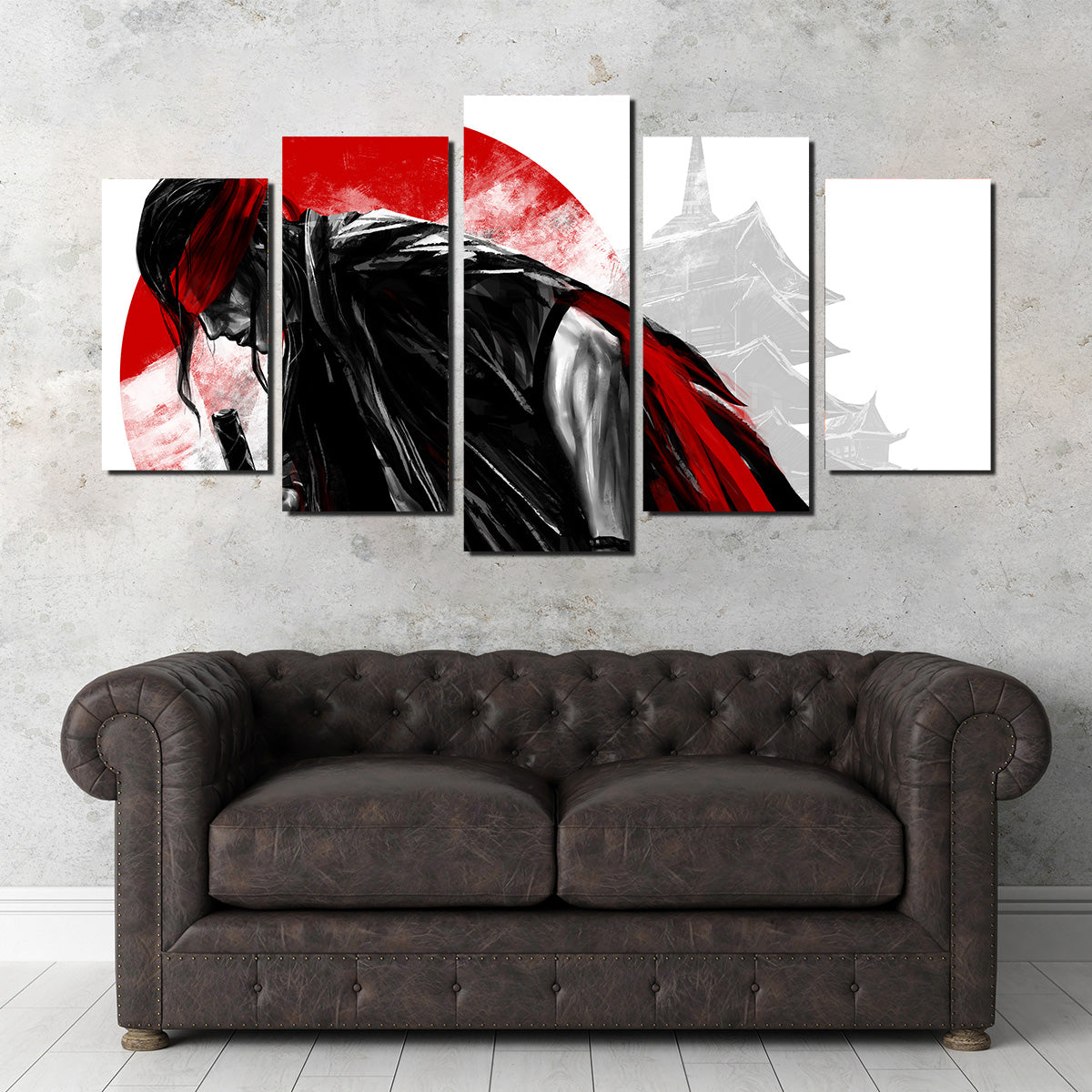 Authentic Japanese Samurai Warrior Wall Art - High - Quality Decor for Your Space