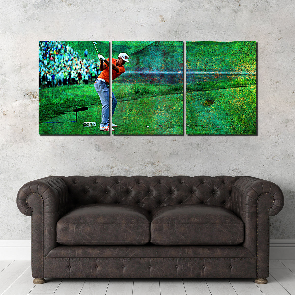Rickie Fowler Art Prints with Premium Kiln - Dried Pine Frames