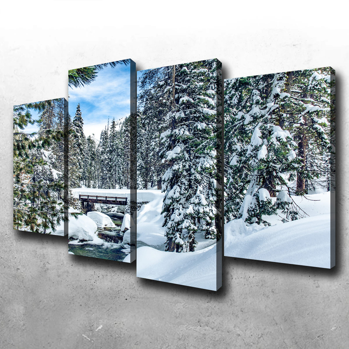 Exquisite Lodgepool Bridge Wall Art by Kyle Sherry