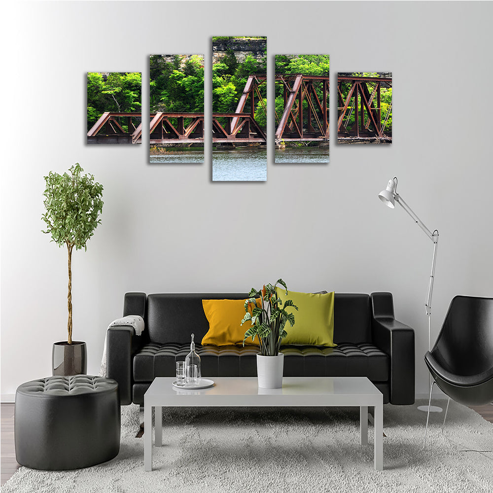 Gorgeous Ozarks Railway Bridge Wall Art for Stunning Home Decor