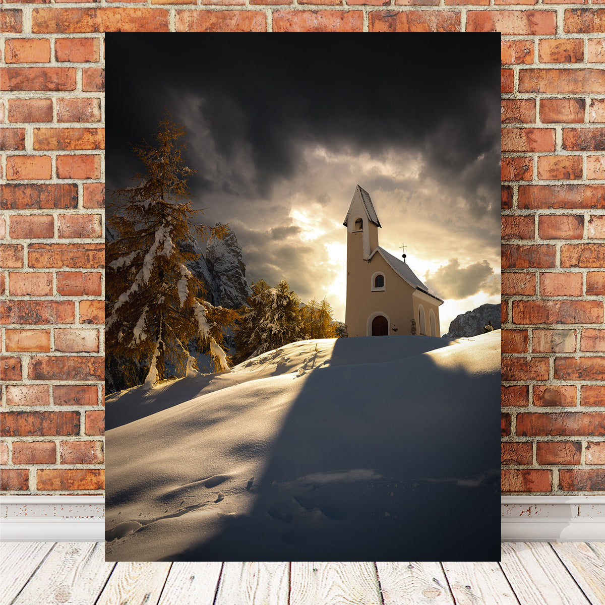 Stunning Passo Gardena Wall Art by Enzo Romano