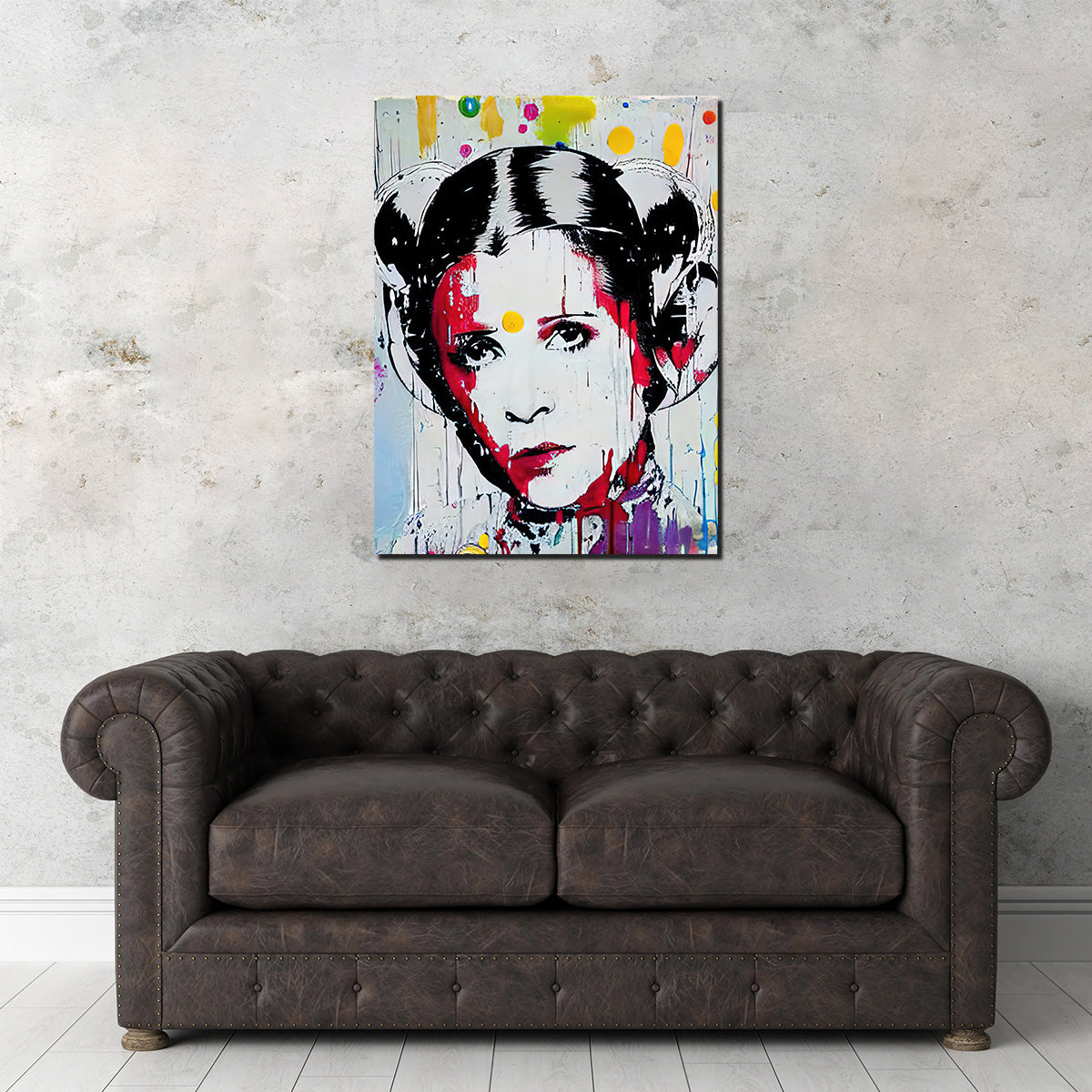 Stunning Princess Leia Wall Art by Stephen Chambers