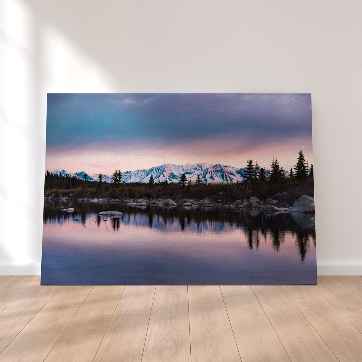 Stunning Purple Reflections Wall Art by Lucas Moore