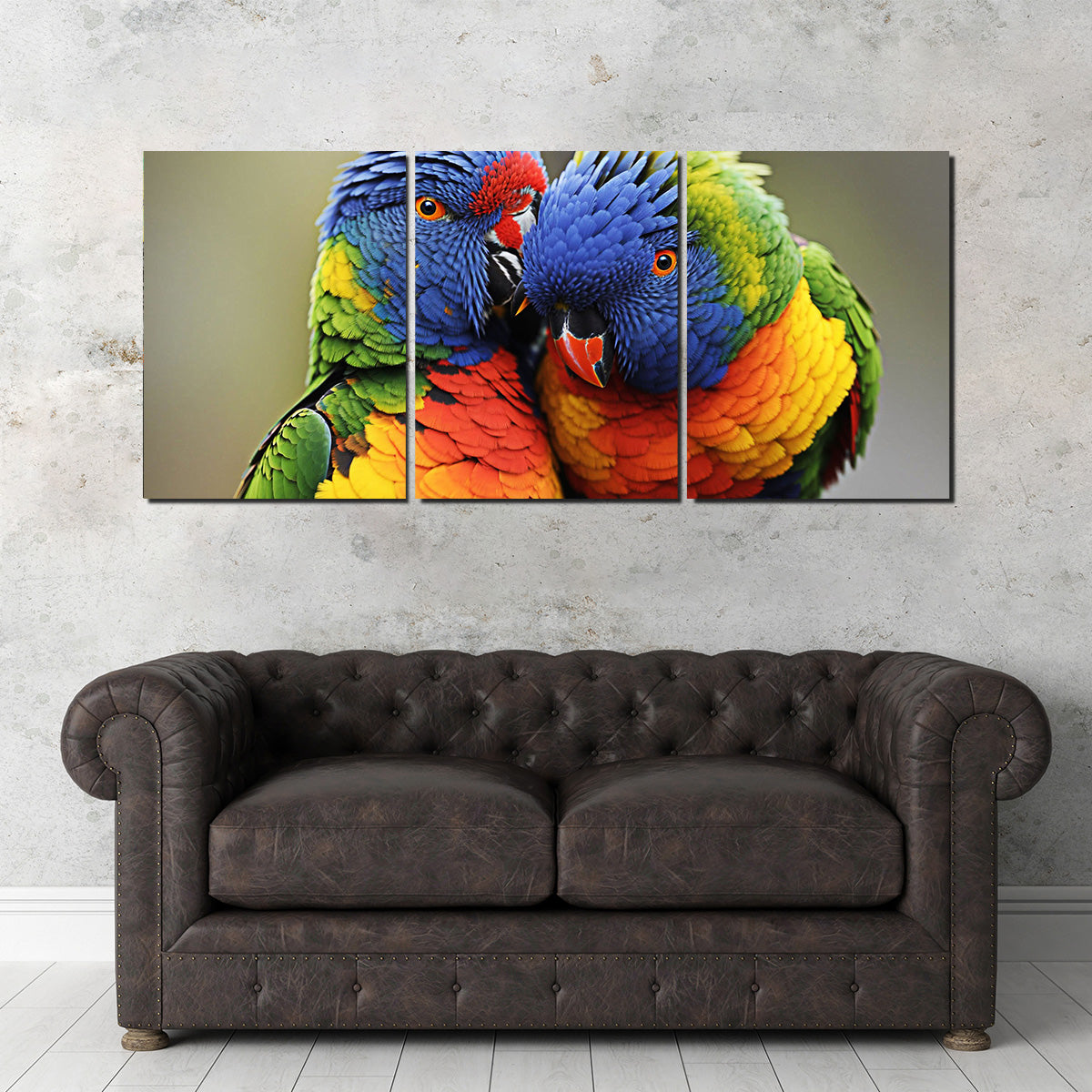 Stunning Lorikeet Birds Wall Art for Your Home Decor