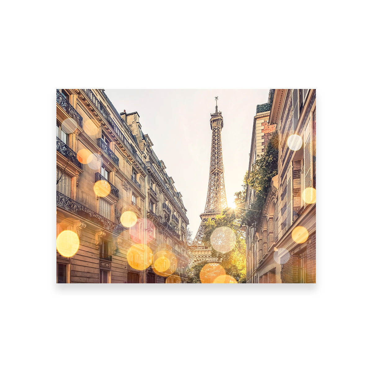 Enchanting Bokeh in Paris Wall Art for Home Decor