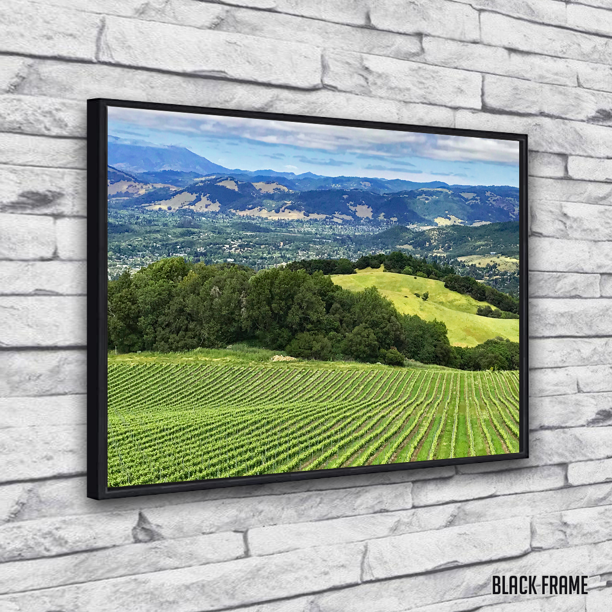 Stunning Rolling Hills and Vineyards of Sonoma County Wall Art for Your Home Decor