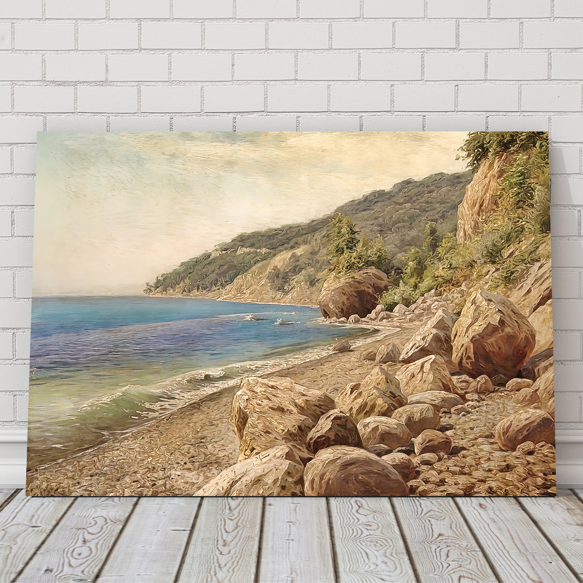 Exquisite Sandstone Beach Wall Art by Denise Dundon