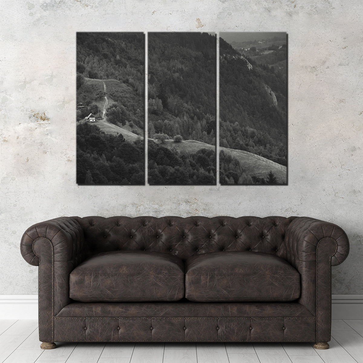 Exquisite Romania Hill Wall Art by George Sorin