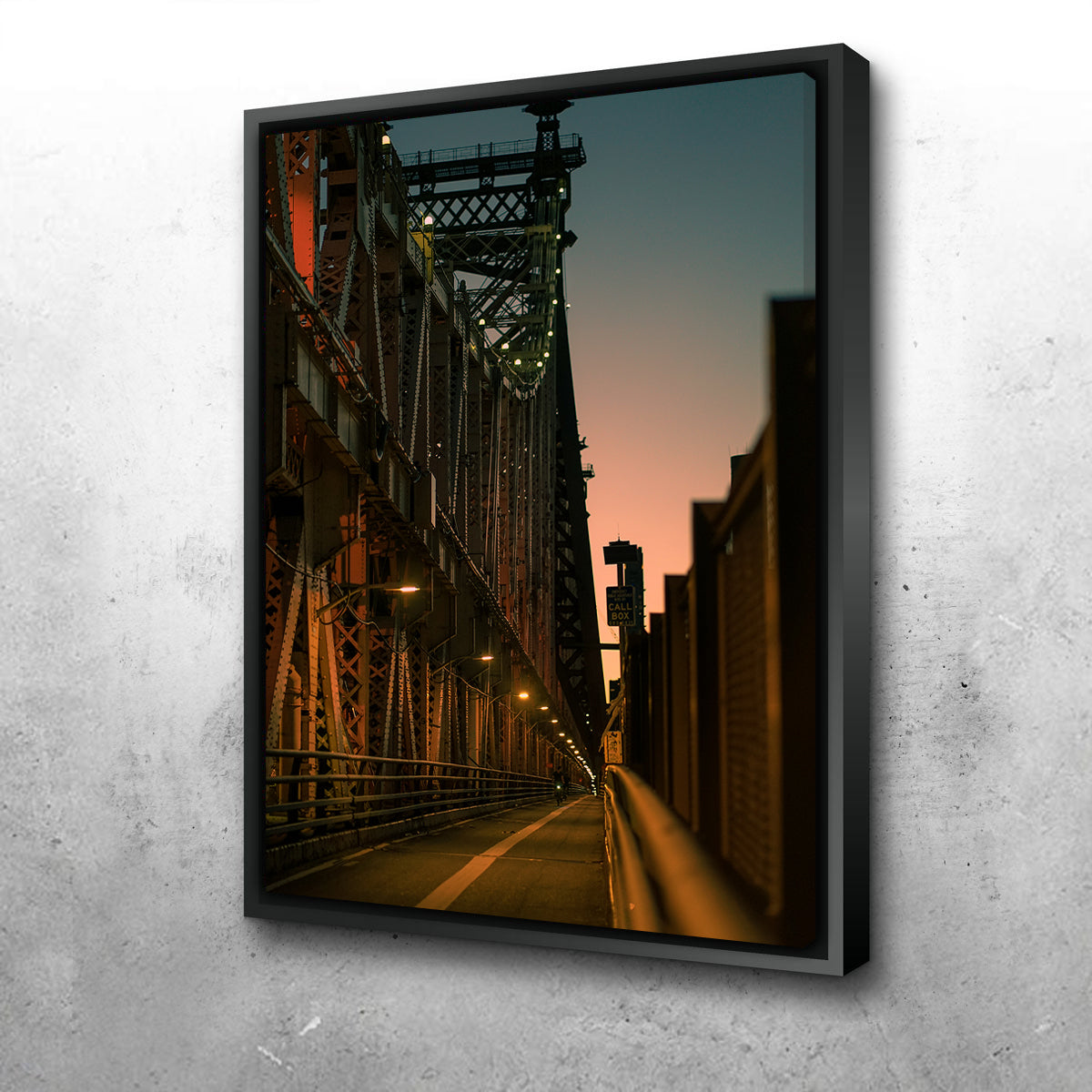 Stunning Queensboro Bridge Sunset Wall Art by Charity Dos Santos