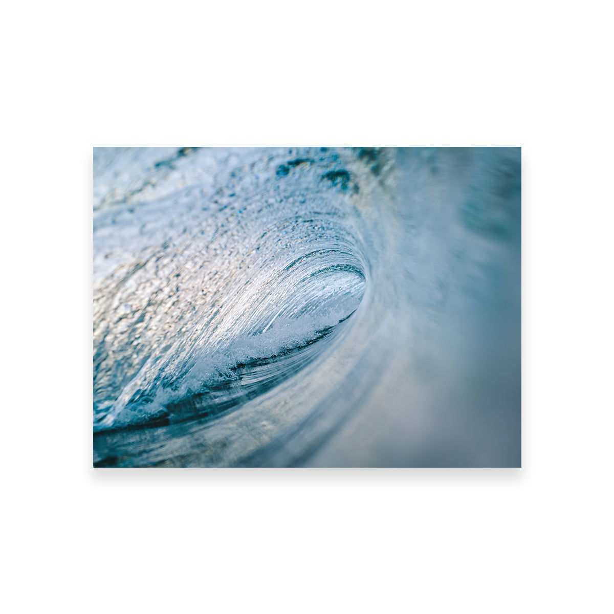 Stunning Blue Ice Wall Art by Lucas Moore