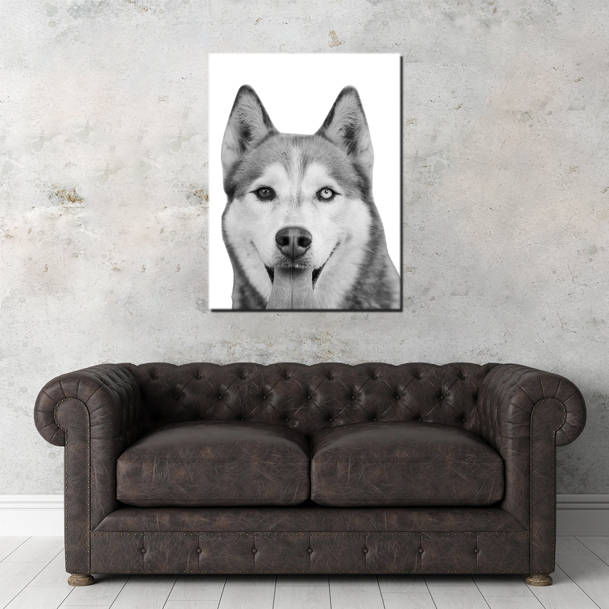Hilarious Siberian Husky Wall Art for Unique Home Decor