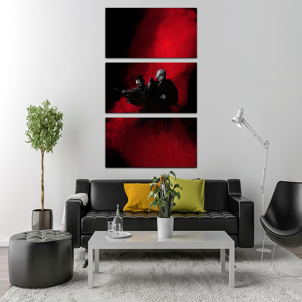 Stunning 7 Samurai Wall Art by Andy Brackpool
