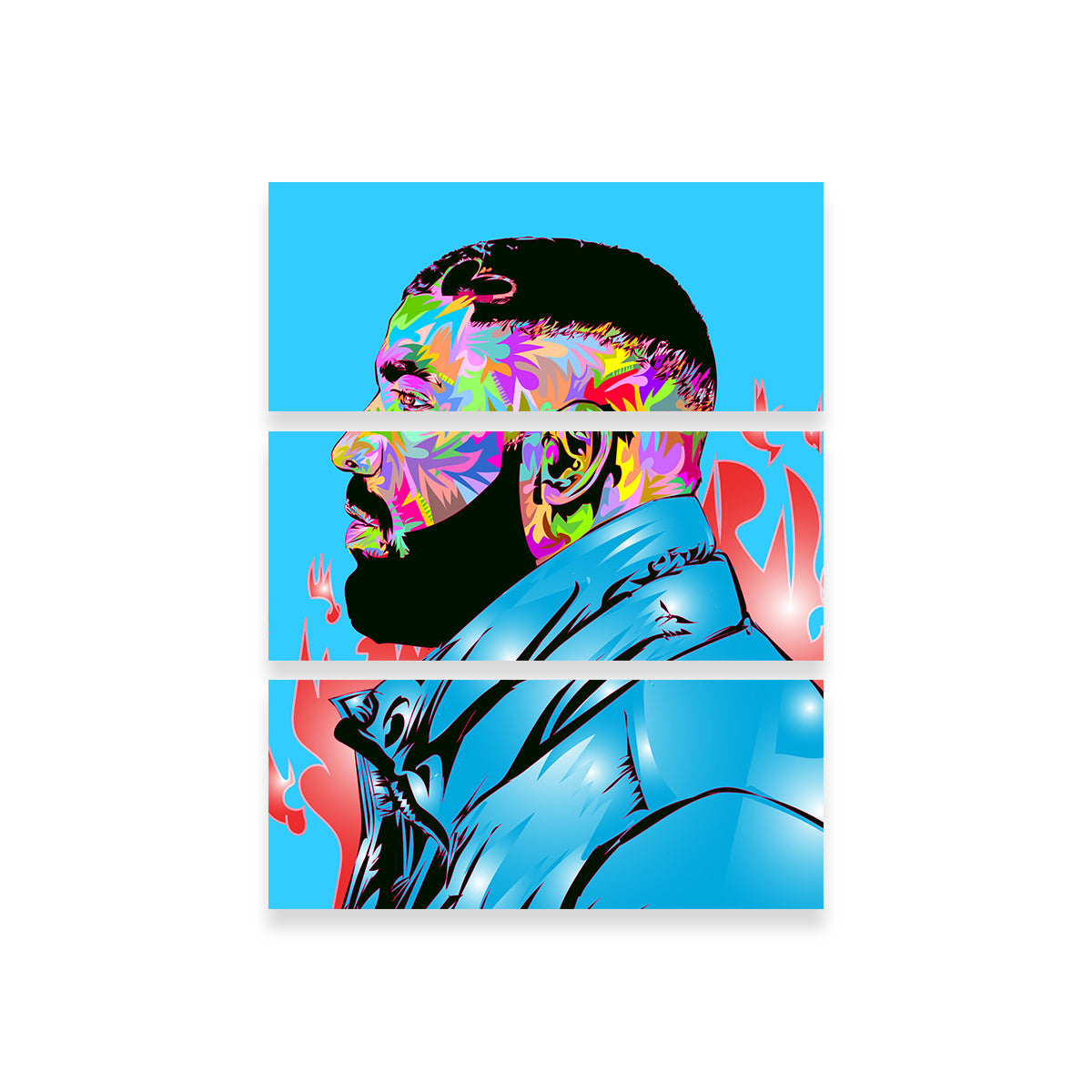 Stunning CLB Drake Wall Art - Handmade Museum-Quality Canvas Print