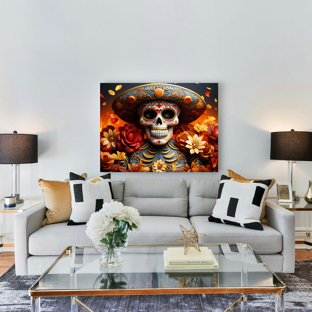 Authentic Day of the Dead Skull Wall Art for Stunning Home Decor