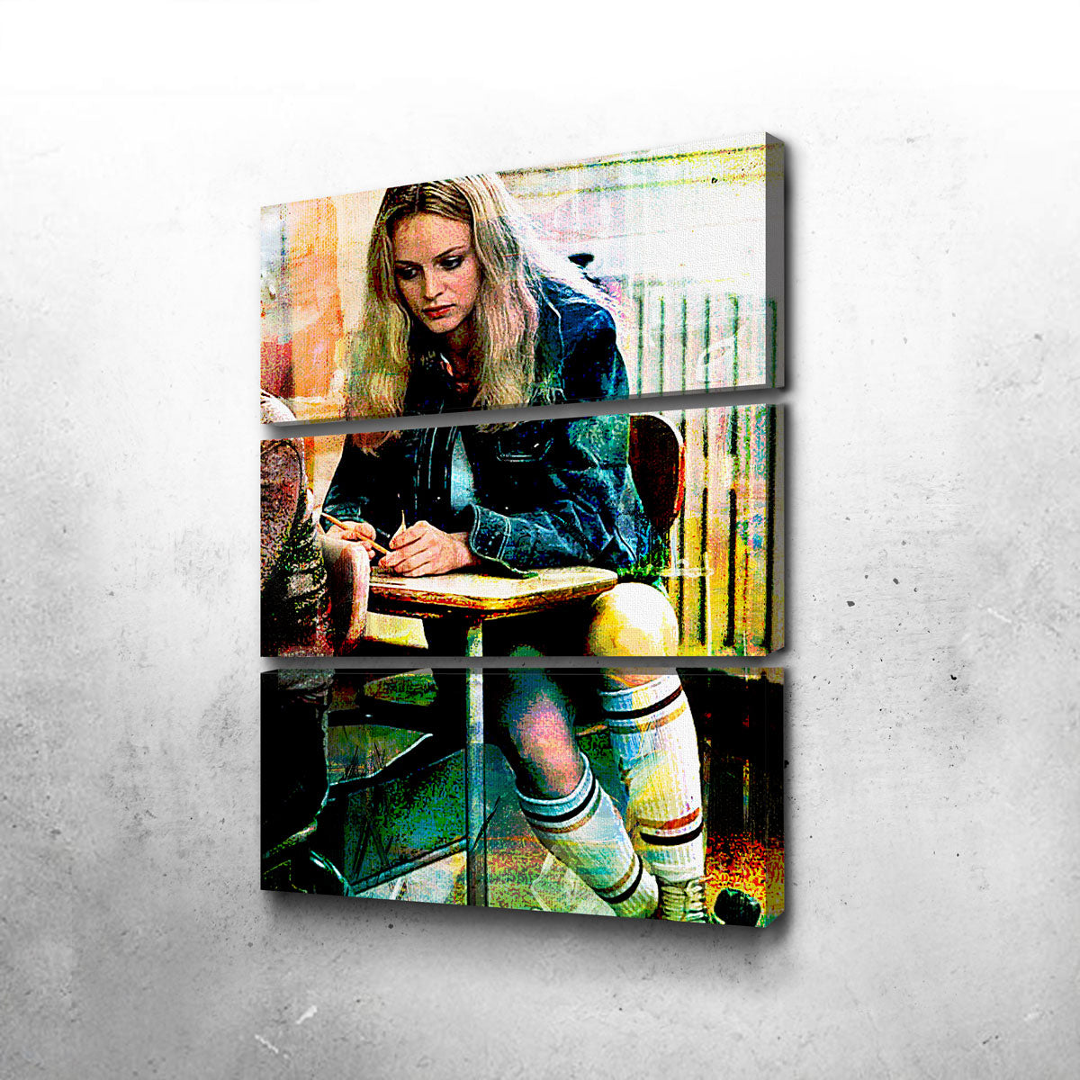 Stylish Rollergirl Wall Art for Trendy Decor