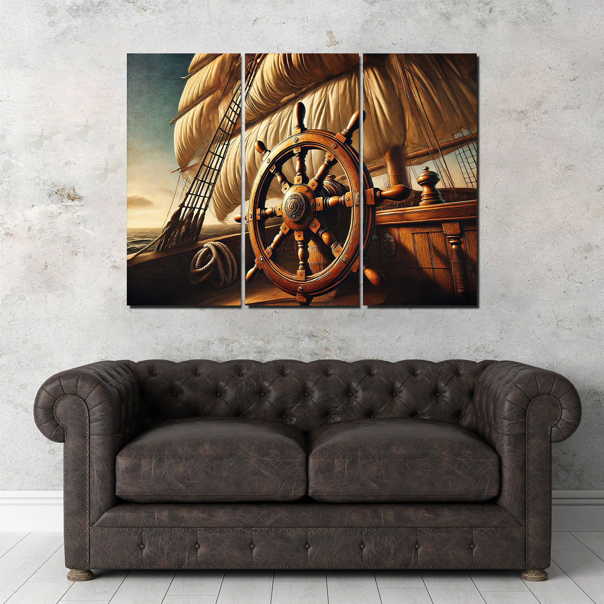 The Helm - Premium Kiln - Dried Pine Wood Framed Canvas Prints